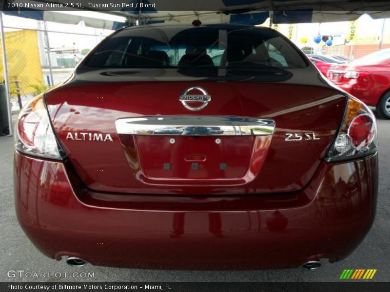 Tuscan Sun Red / Blond 2010 Nissan Altima 2.5 SL