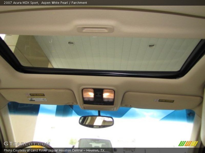 Aspen White Pearl / Parchment 2007 Acura MDX Sport