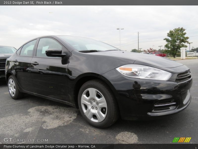 Pitch Black / Black 2013 Dodge Dart SE