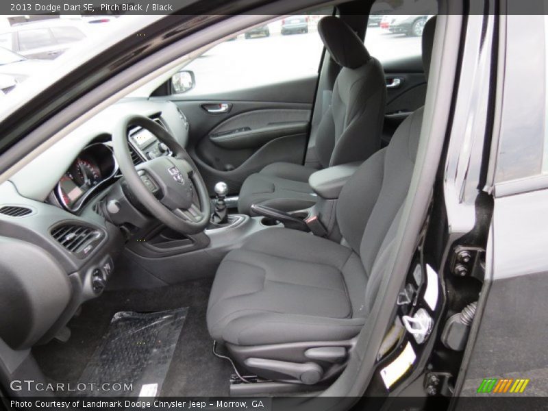 Pitch Black / Black 2013 Dodge Dart SE