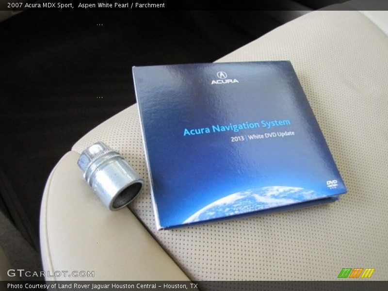 Aspen White Pearl / Parchment 2007 Acura MDX Sport