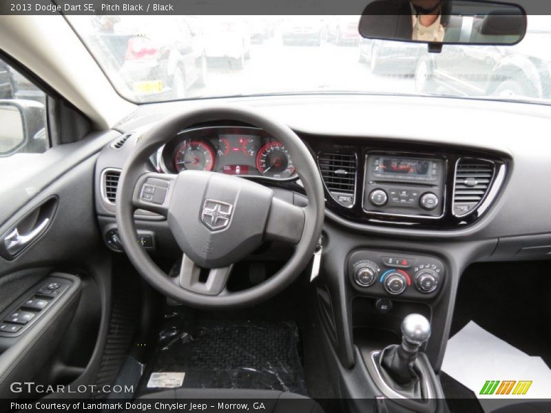 Pitch Black / Black 2013 Dodge Dart SE