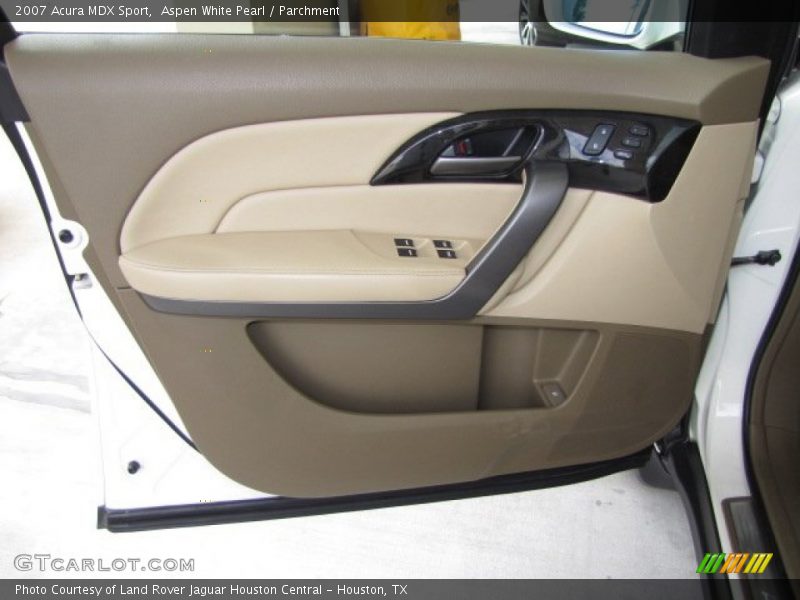 Aspen White Pearl / Parchment 2007 Acura MDX Sport