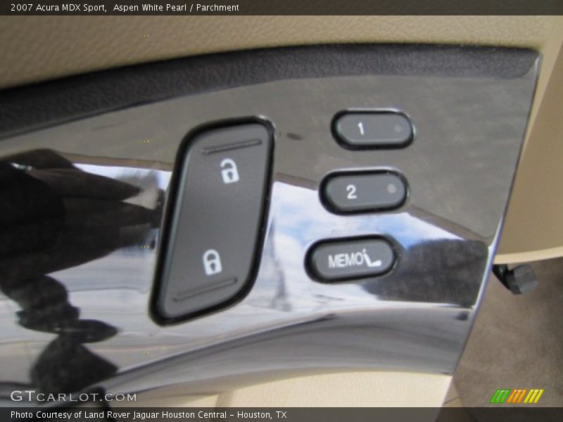 Aspen White Pearl / Parchment 2007 Acura MDX Sport