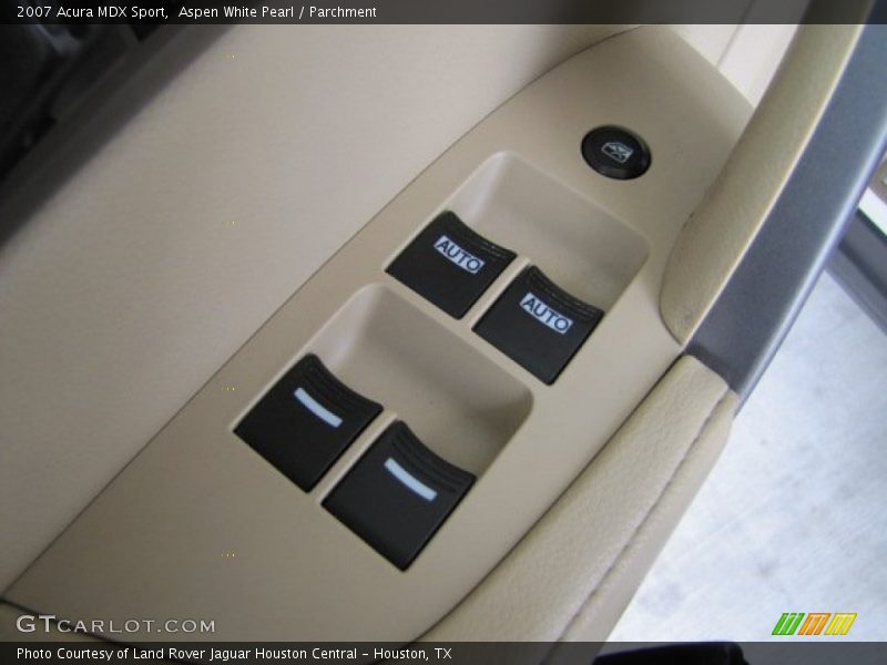 Aspen White Pearl / Parchment 2007 Acura MDX Sport