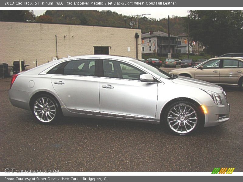 Radiant Silver Metallic / Jet Black/Light Wheat Opus Full Leather 2013 Cadillac XTS Platinum FWD