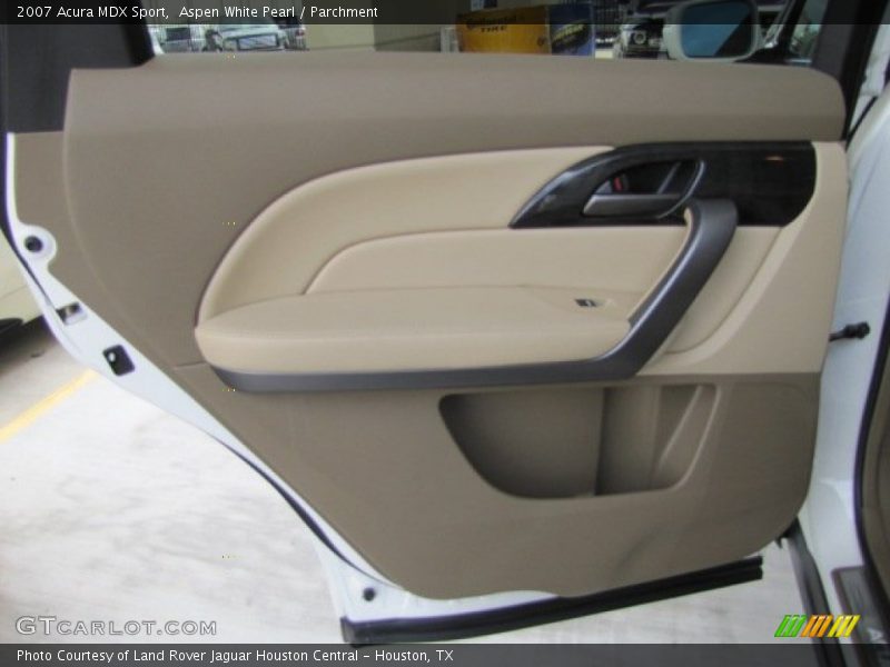 Aspen White Pearl / Parchment 2007 Acura MDX Sport