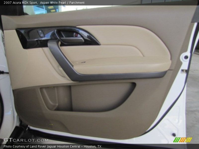Aspen White Pearl / Parchment 2007 Acura MDX Sport