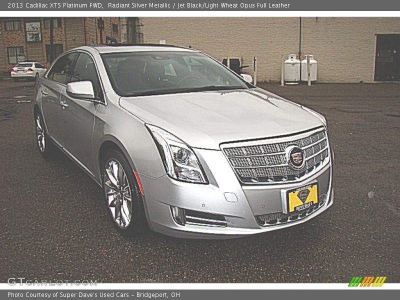 Radiant Silver Metallic / Jet Black/Light Wheat Opus Full Leather 2013 Cadillac XTS Platinum FWD