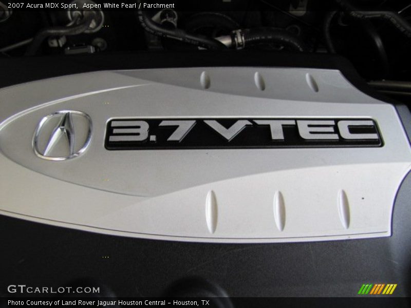 Aspen White Pearl / Parchment 2007 Acura MDX Sport