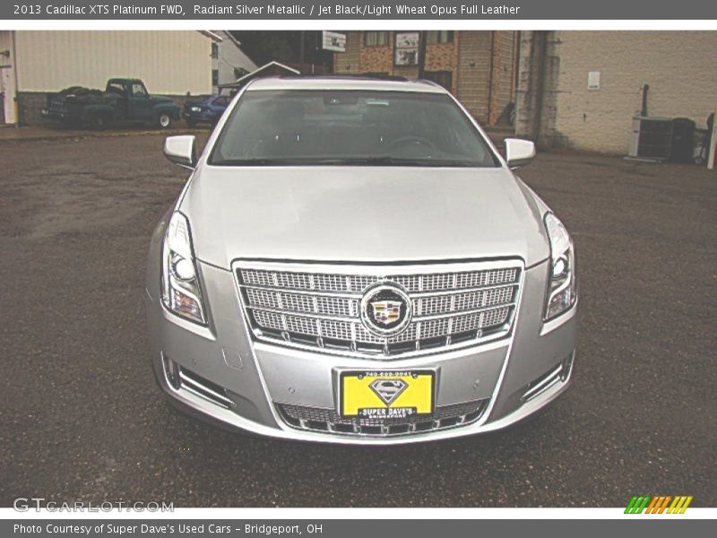 Radiant Silver Metallic / Jet Black/Light Wheat Opus Full Leather 2013 Cadillac XTS Platinum FWD