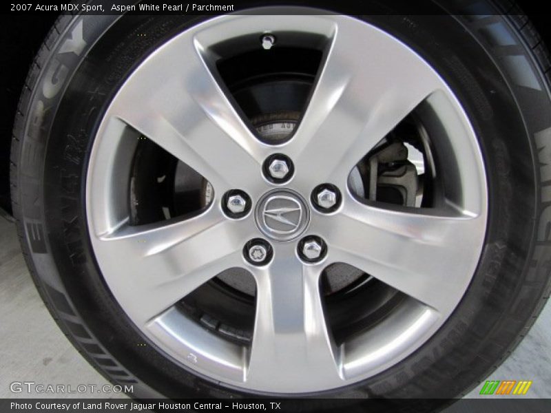 Aspen White Pearl / Parchment 2007 Acura MDX Sport