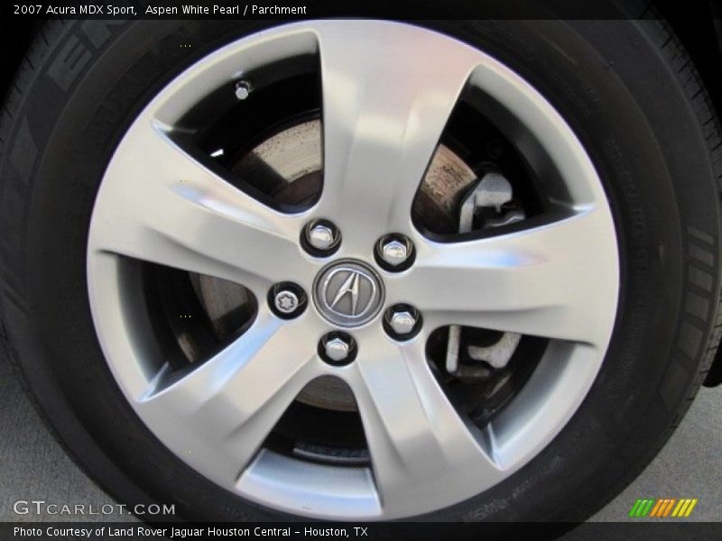 Aspen White Pearl / Parchment 2007 Acura MDX Sport