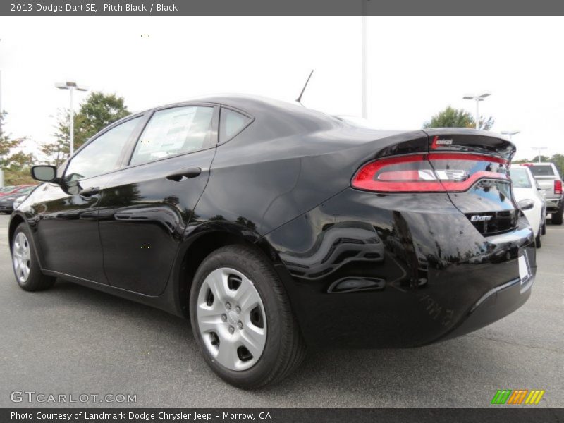 Pitch Black / Black 2013 Dodge Dart SE
