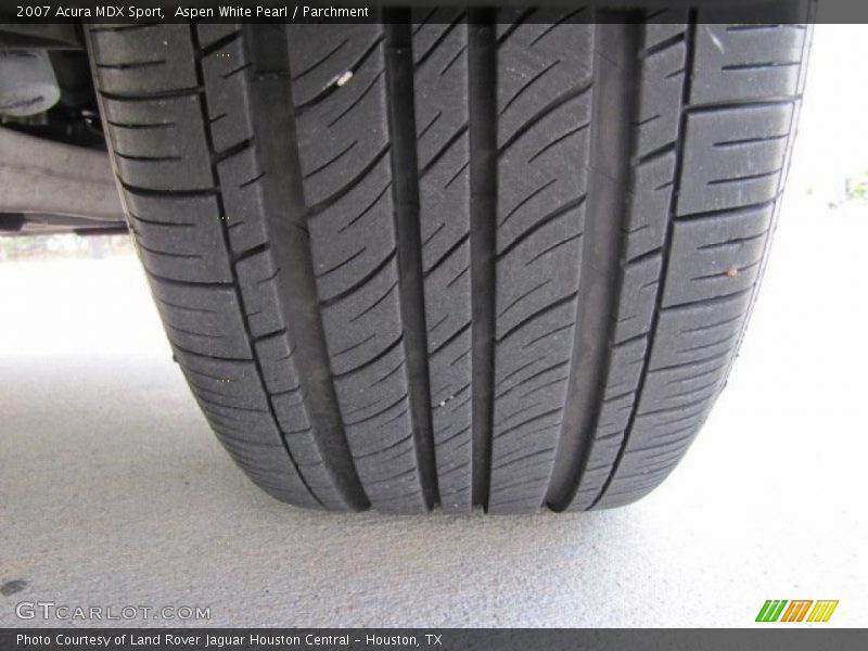 Aspen White Pearl / Parchment 2007 Acura MDX Sport