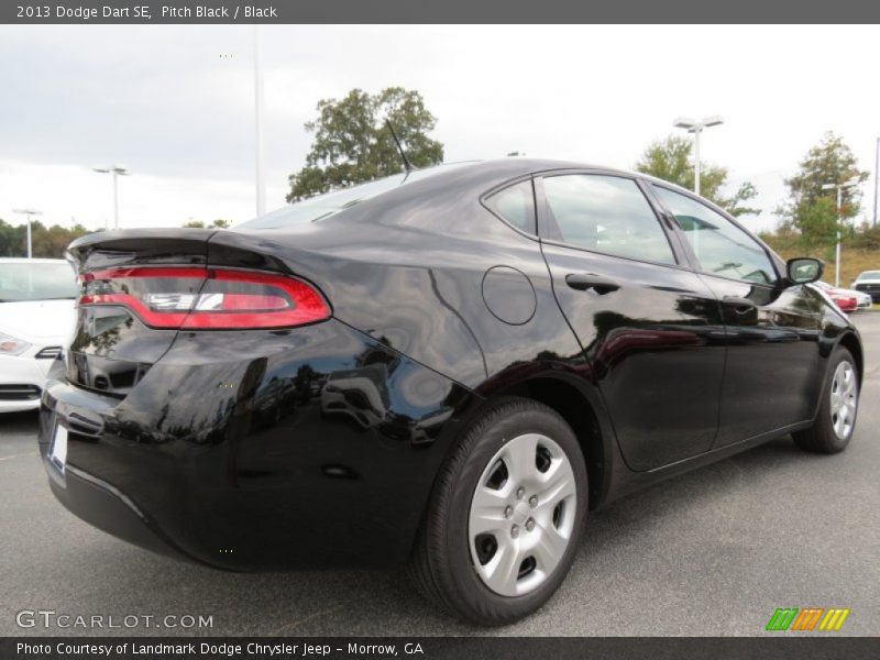 Pitch Black / Black 2013 Dodge Dart SE