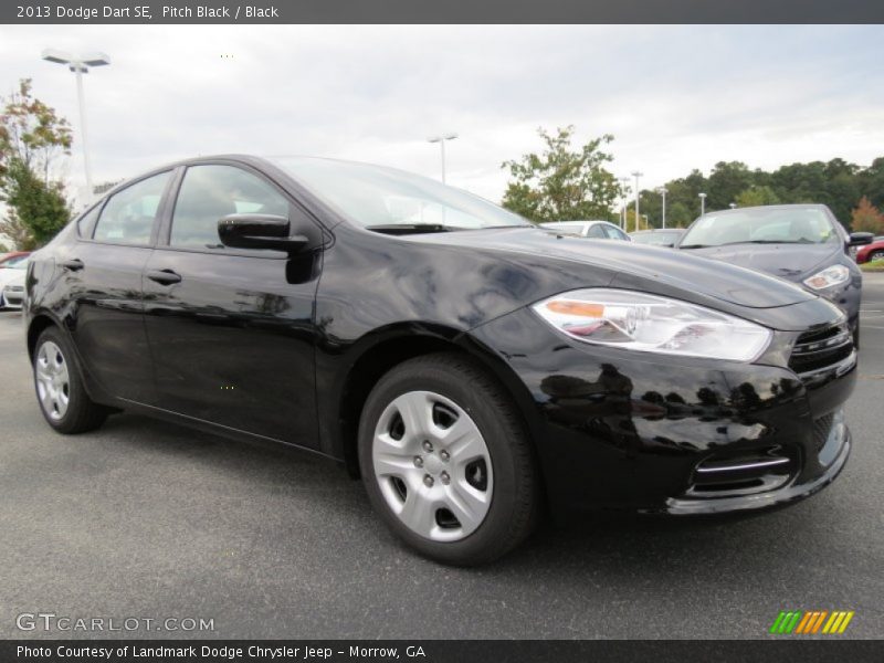 Pitch Black / Black 2013 Dodge Dart SE