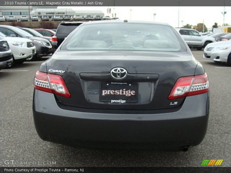 Magnetic Gray Metallic / Ash Gray 2010 Toyota Camry LE