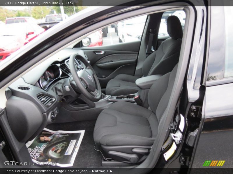Pitch Black / Black 2013 Dodge Dart SE