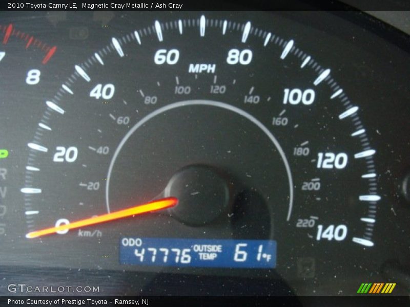 Magnetic Gray Metallic / Ash Gray 2010 Toyota Camry LE