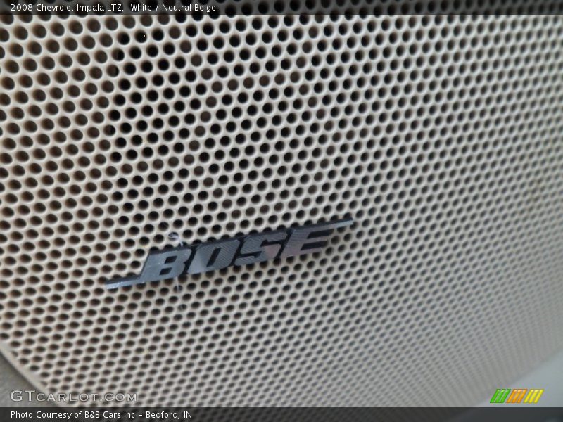 White / Neutral Beige 2008 Chevrolet Impala LTZ