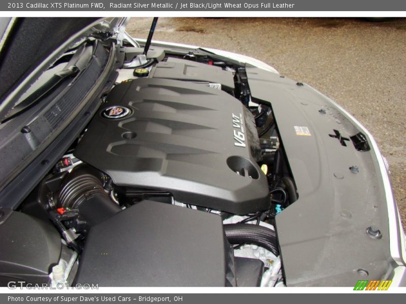 Radiant Silver Metallic / Jet Black/Light Wheat Opus Full Leather 2013 Cadillac XTS Platinum FWD