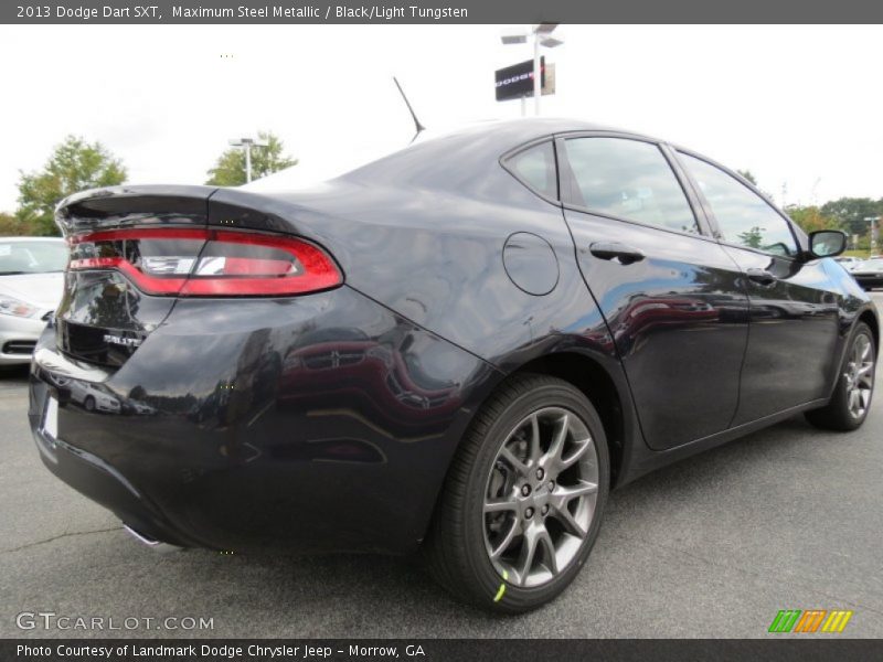 Maximum Steel Metallic / Black/Light Tungsten 2013 Dodge Dart SXT