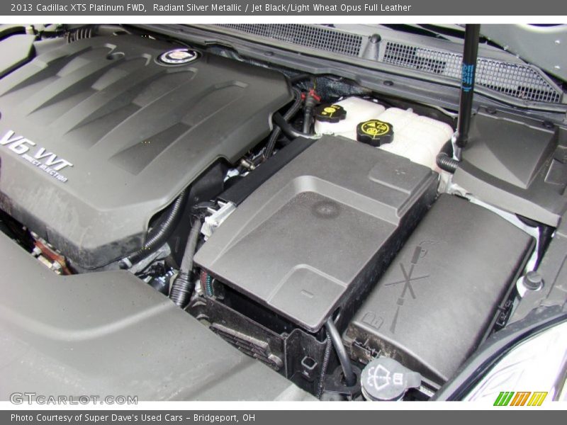 Radiant Silver Metallic / Jet Black/Light Wheat Opus Full Leather 2013 Cadillac XTS Platinum FWD