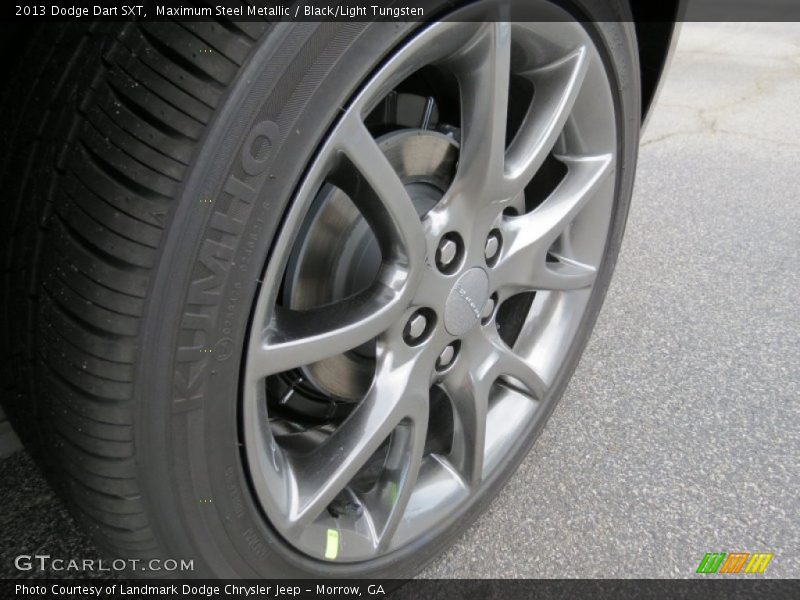 Maximum Steel Metallic / Black/Light Tungsten 2013 Dodge Dart SXT