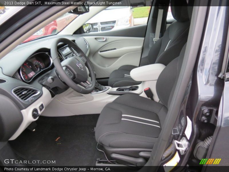 Maximum Steel Metallic / Black/Light Tungsten 2013 Dodge Dart SXT