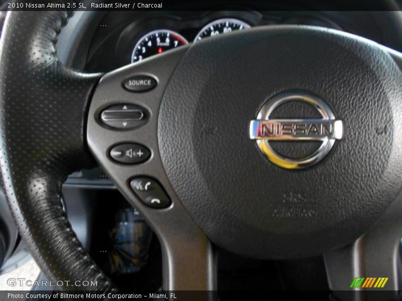 Radiant Silver / Charcoal 2010 Nissan Altima 2.5 SL