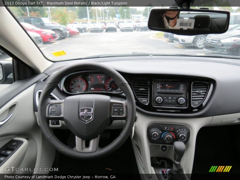 Maximum Steel Metallic / Black/Light Tungsten 2013 Dodge Dart SXT