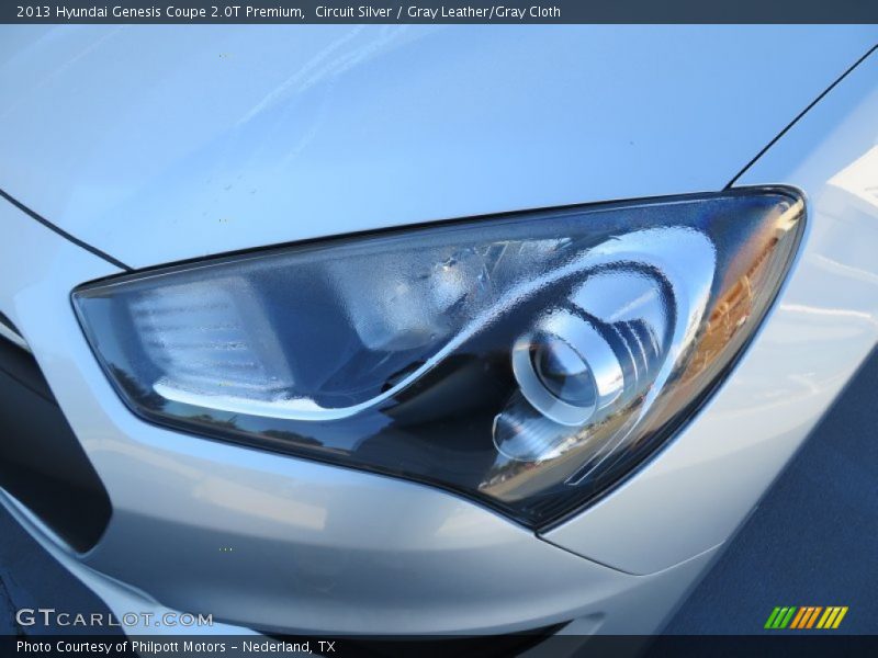 Circuit Silver / Gray Leather/Gray Cloth 2013 Hyundai Genesis Coupe 2.0T Premium