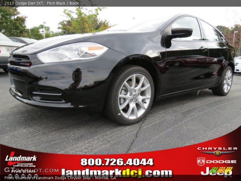 Pitch Black / Black 2013 Dodge Dart SXT