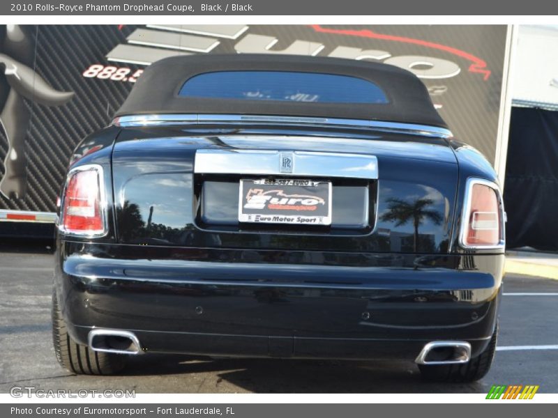 Black / Black 2010 Rolls-Royce Phantom Drophead Coupe