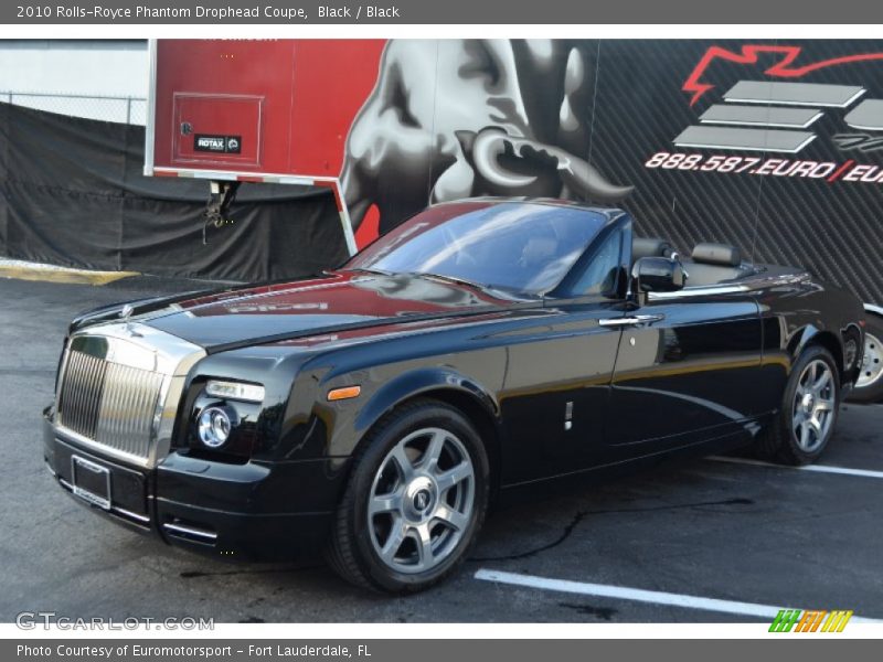 Black / Black 2010 Rolls-Royce Phantom Drophead Coupe