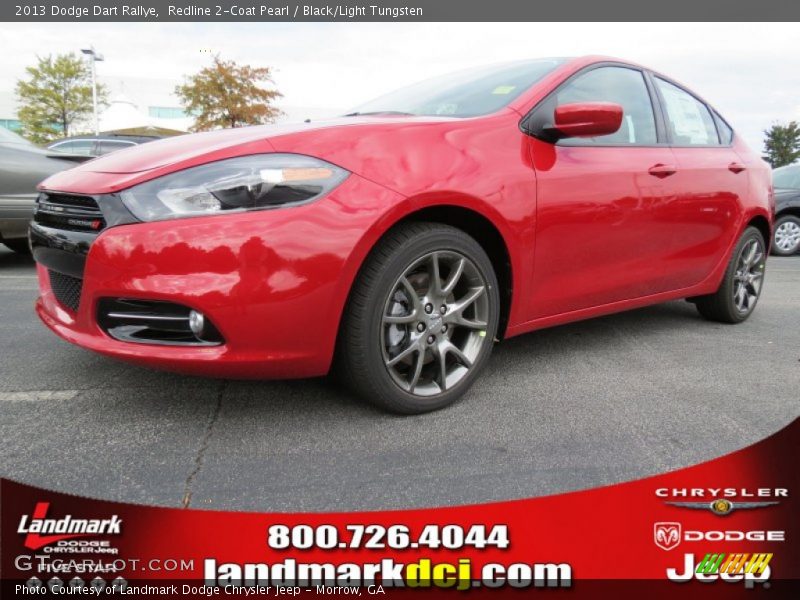 Redline 2-Coat Pearl / Black/Light Tungsten 2013 Dodge Dart Rallye