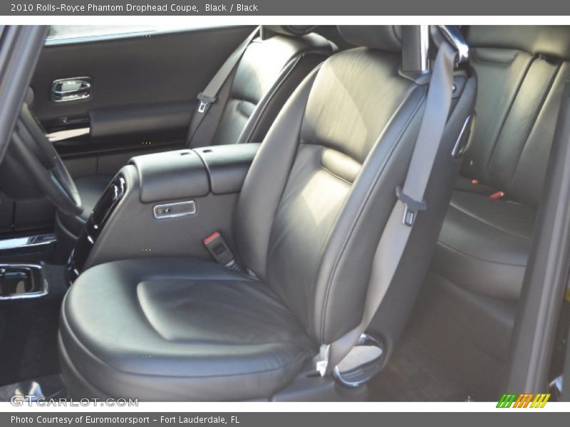 Front Seat of 2010 Phantom Drophead Coupe