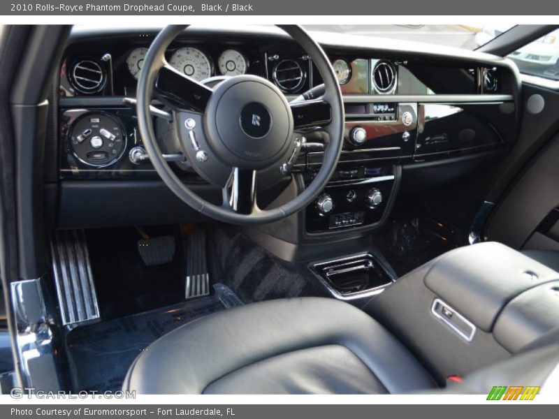  2010 Phantom Drophead Coupe Black Interior