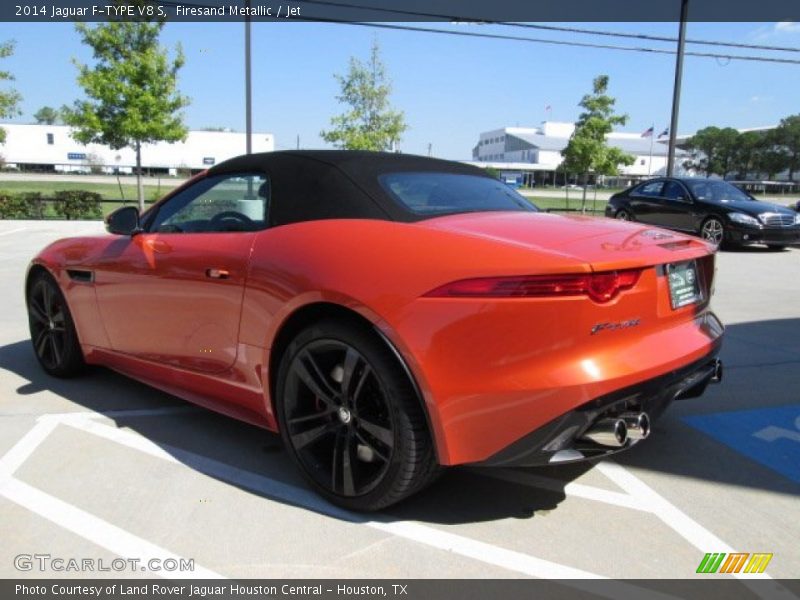 Firesand Metallic / Jet 2014 Jaguar F-TYPE V8 S