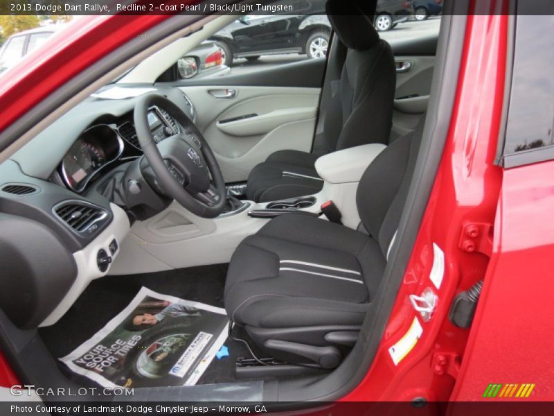 Redline 2-Coat Pearl / Black/Light Tungsten 2013 Dodge Dart Rallye
