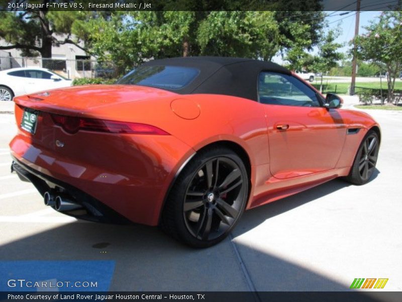 Firesand Metallic / Jet 2014 Jaguar F-TYPE V8 S