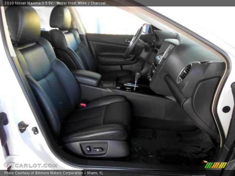 Winter Frost White / Charcoal 2010 Nissan Maxima 3.5 SV