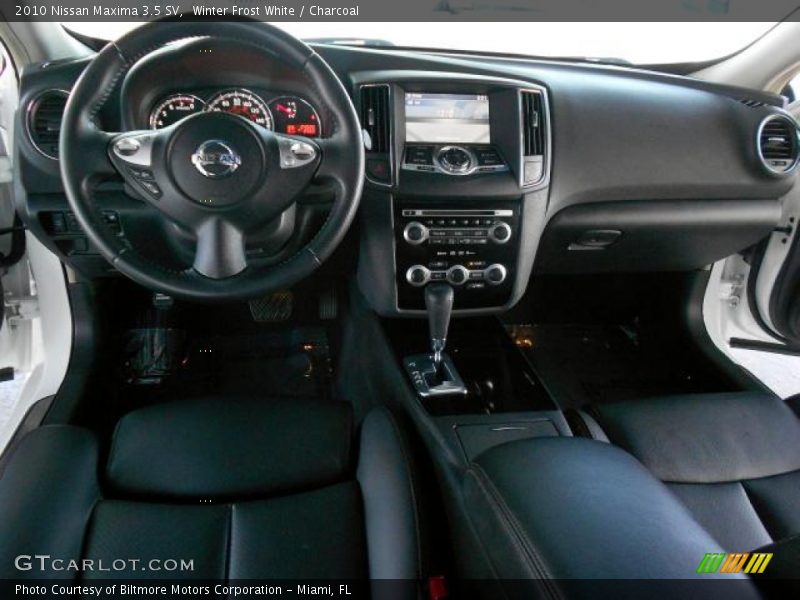 Winter Frost White / Charcoal 2010 Nissan Maxima 3.5 SV