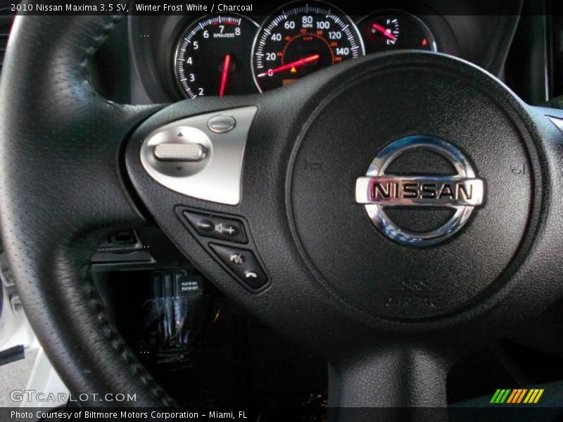 Winter Frost White / Charcoal 2010 Nissan Maxima 3.5 SV
