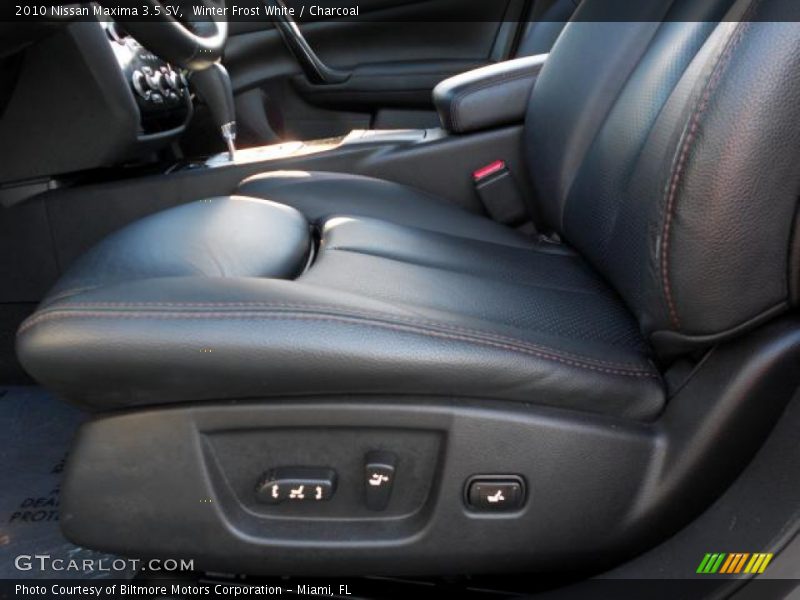 Winter Frost White / Charcoal 2010 Nissan Maxima 3.5 SV