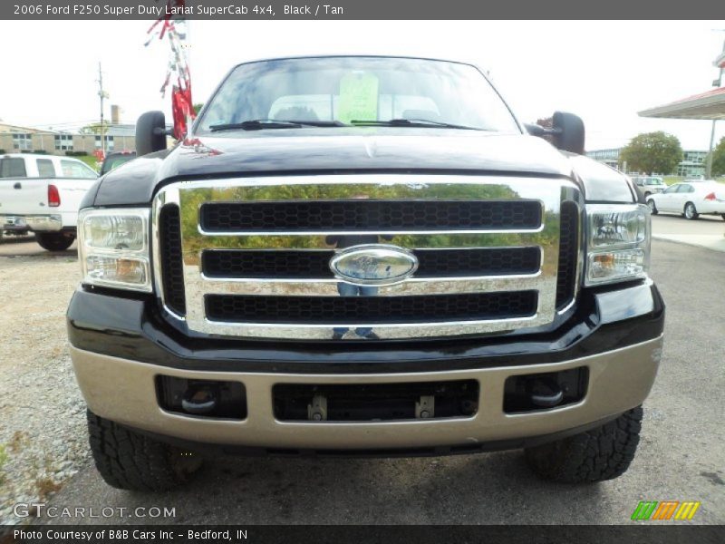 Black / Tan 2006 Ford F250 Super Duty Lariat SuperCab 4x4