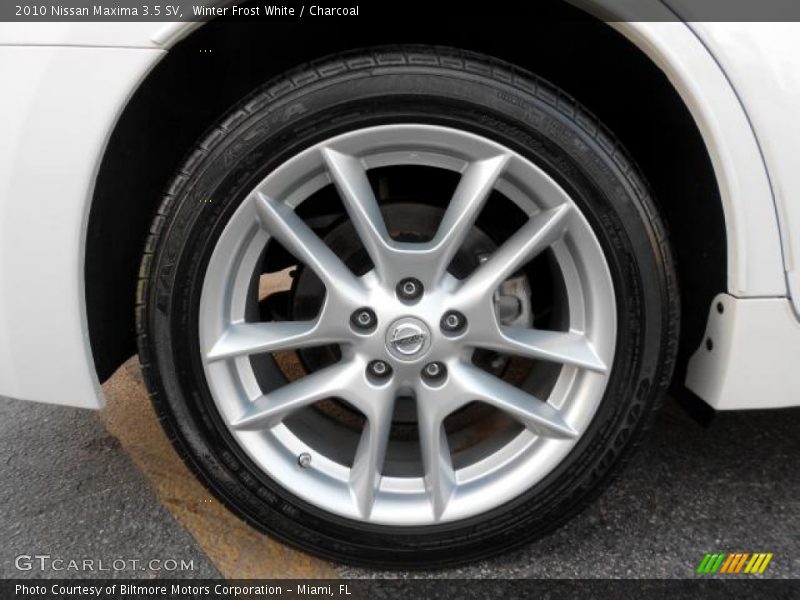 Winter Frost White / Charcoal 2010 Nissan Maxima 3.5 SV