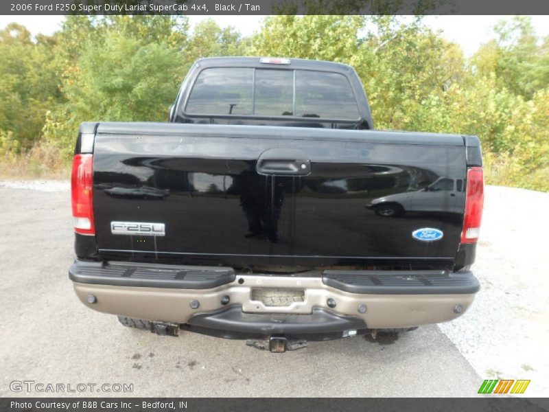 Black / Tan 2006 Ford F250 Super Duty Lariat SuperCab 4x4