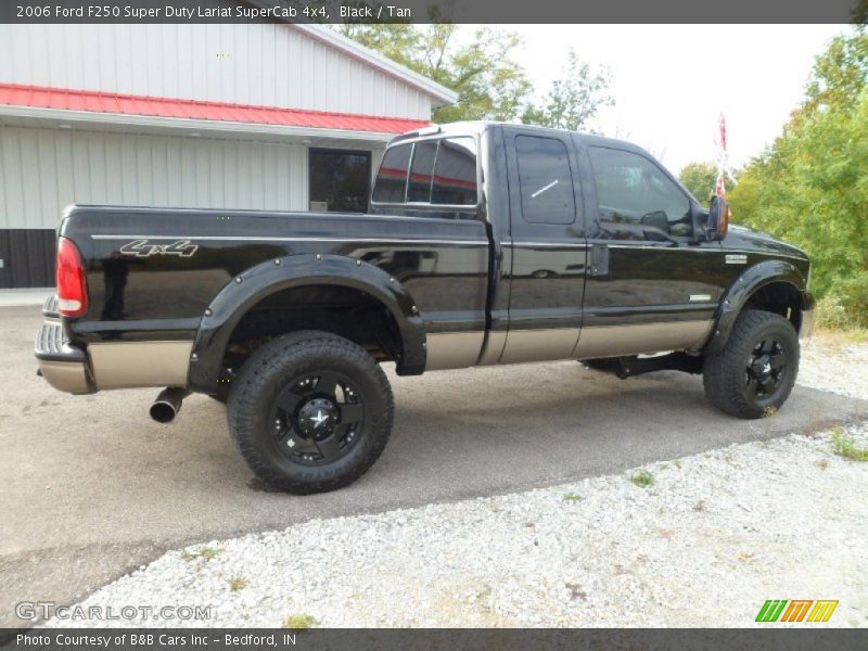 Black / Tan 2006 Ford F250 Super Duty Lariat SuperCab 4x4